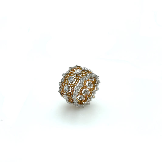 18K Gold Diamond Ring - K.S. Sze & Sons