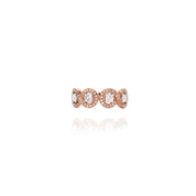 Pink & White Diamond Ring
