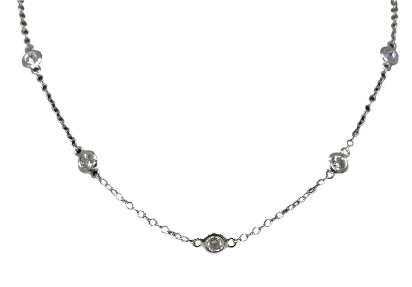 White Diamond Necklace