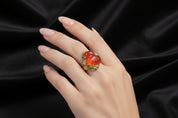 Fire Opal Ring