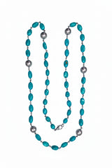 Turquoise & Pearl Necklace