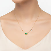 Jade Diamond Necklace