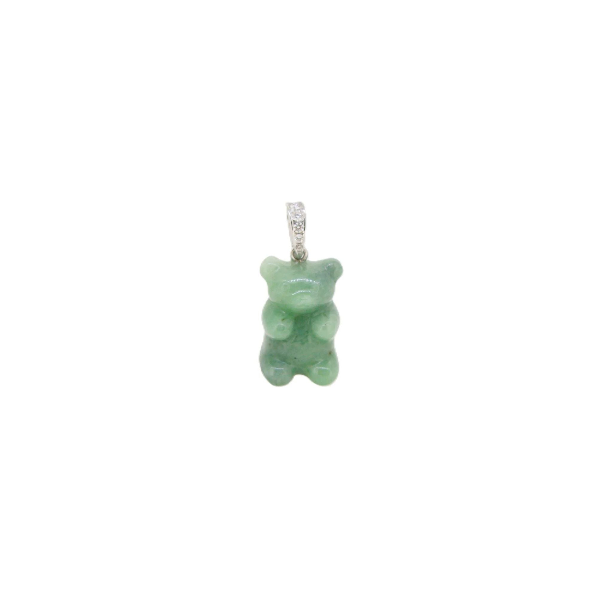 Jade Gummy Bear Pendant - K.S. Sze & Sons