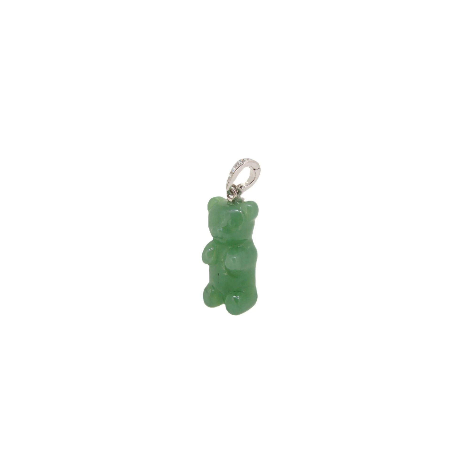 Jade Gummy Bear Pendant - K.S. Sze & Sons