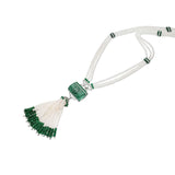 Colombian Emerald and Freshwater Pearl Sautoir Necklace