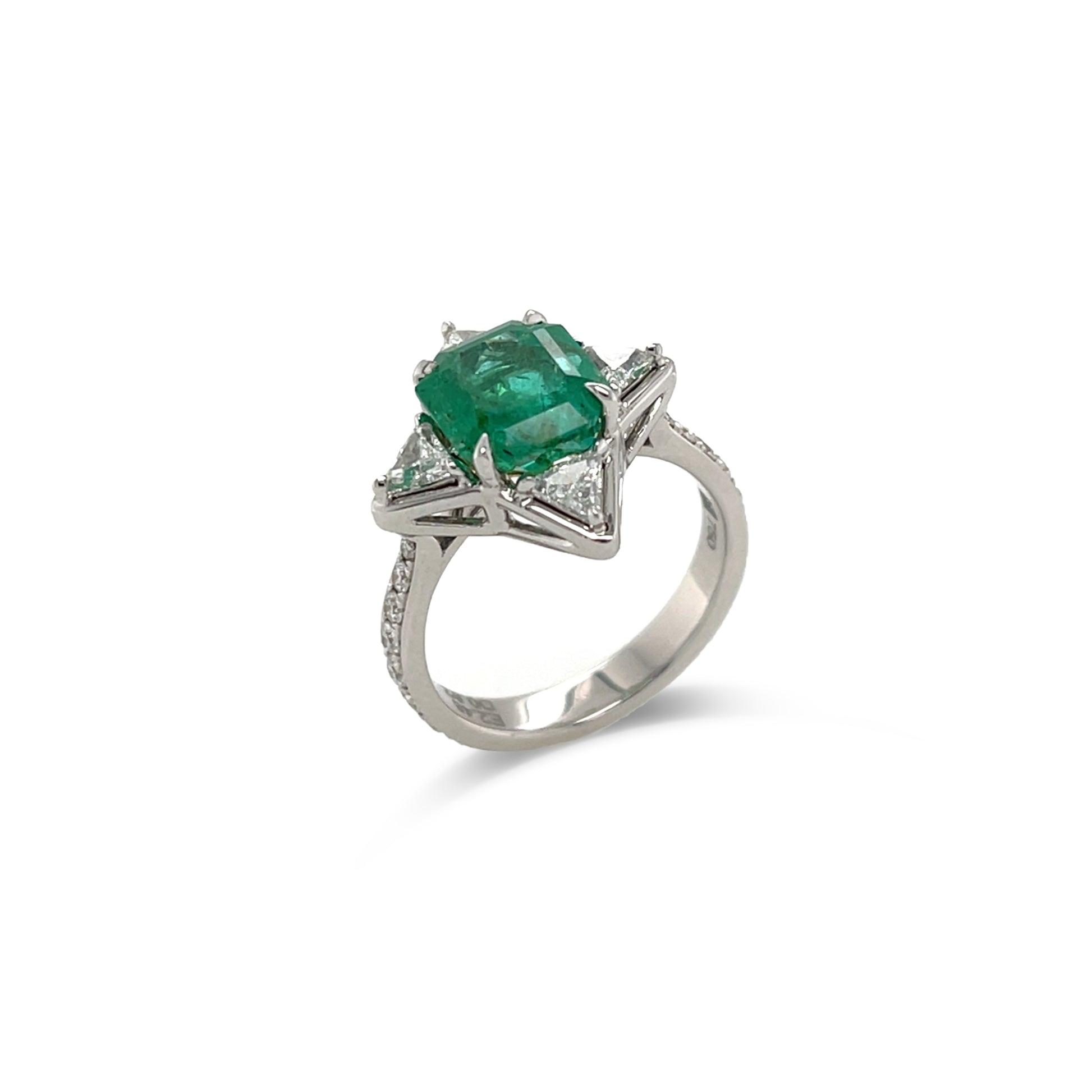 Diamond Emerald Ring - K.S. Sze & Sons