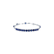 Blue Sapphire Diamond Bracelet