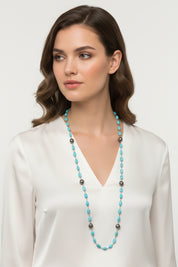 Turquoise & Pearl Necklace