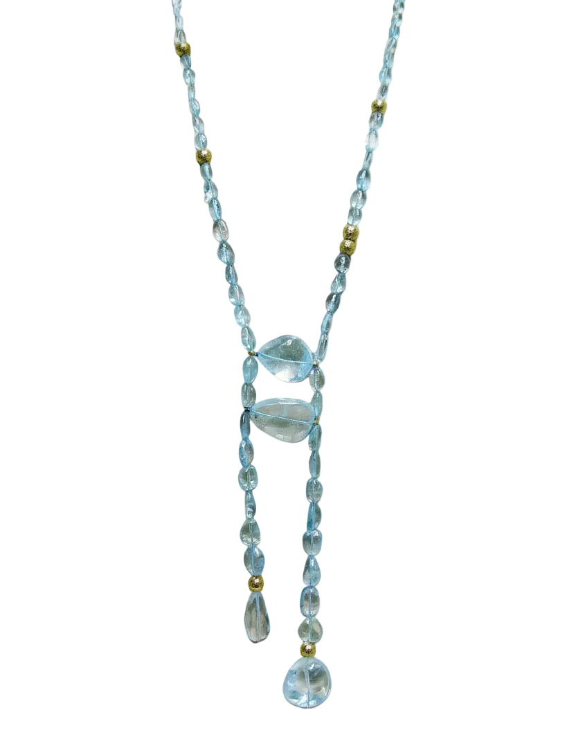 Aquamarine Necklace - K.S. Sze & Sons