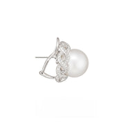 South Sea Pearl & Diamond Earrings