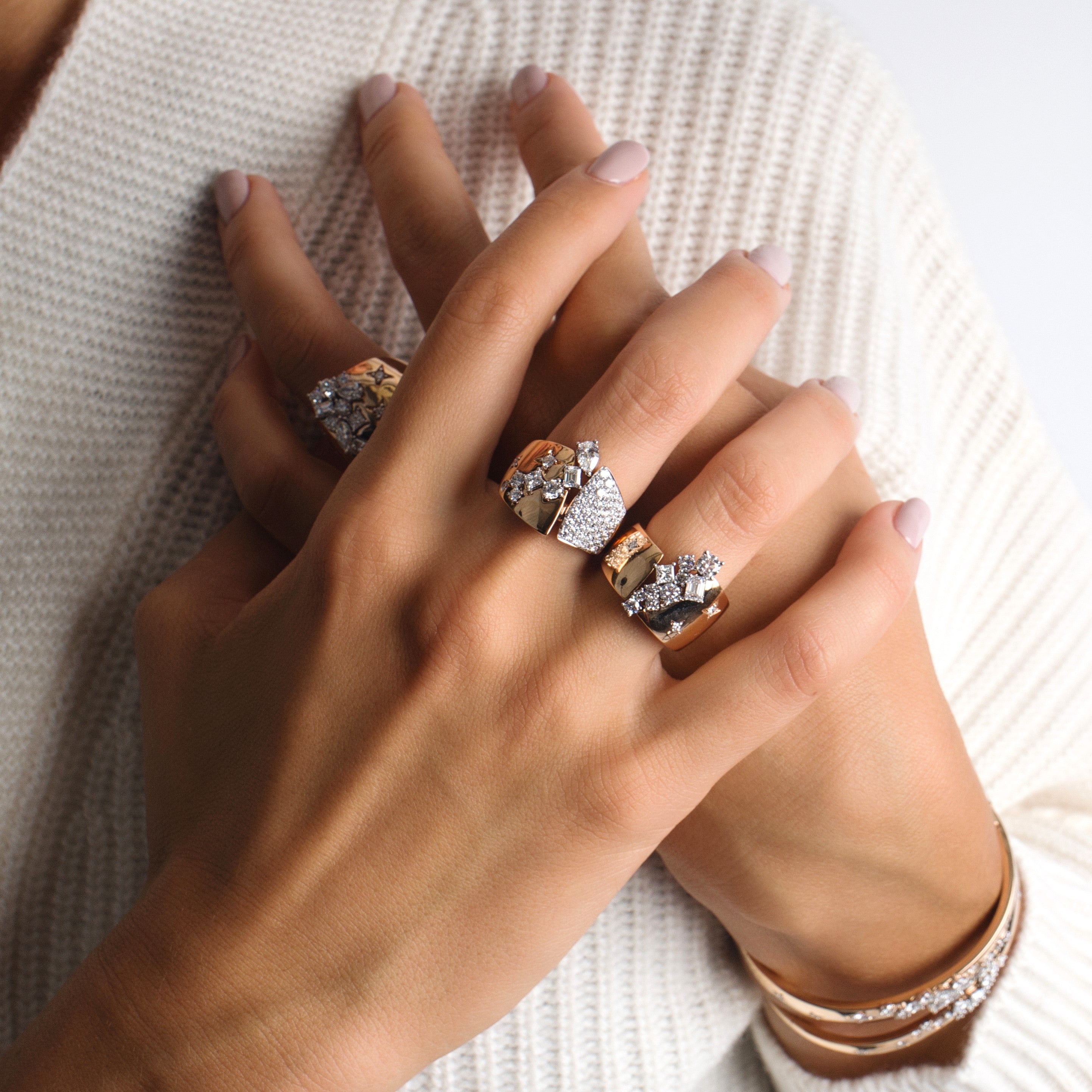 odul jewelry モアサナイト　starry gap ring 11号 Stargazer's Ring | Nominal