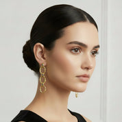 Hammered Chain Earrings