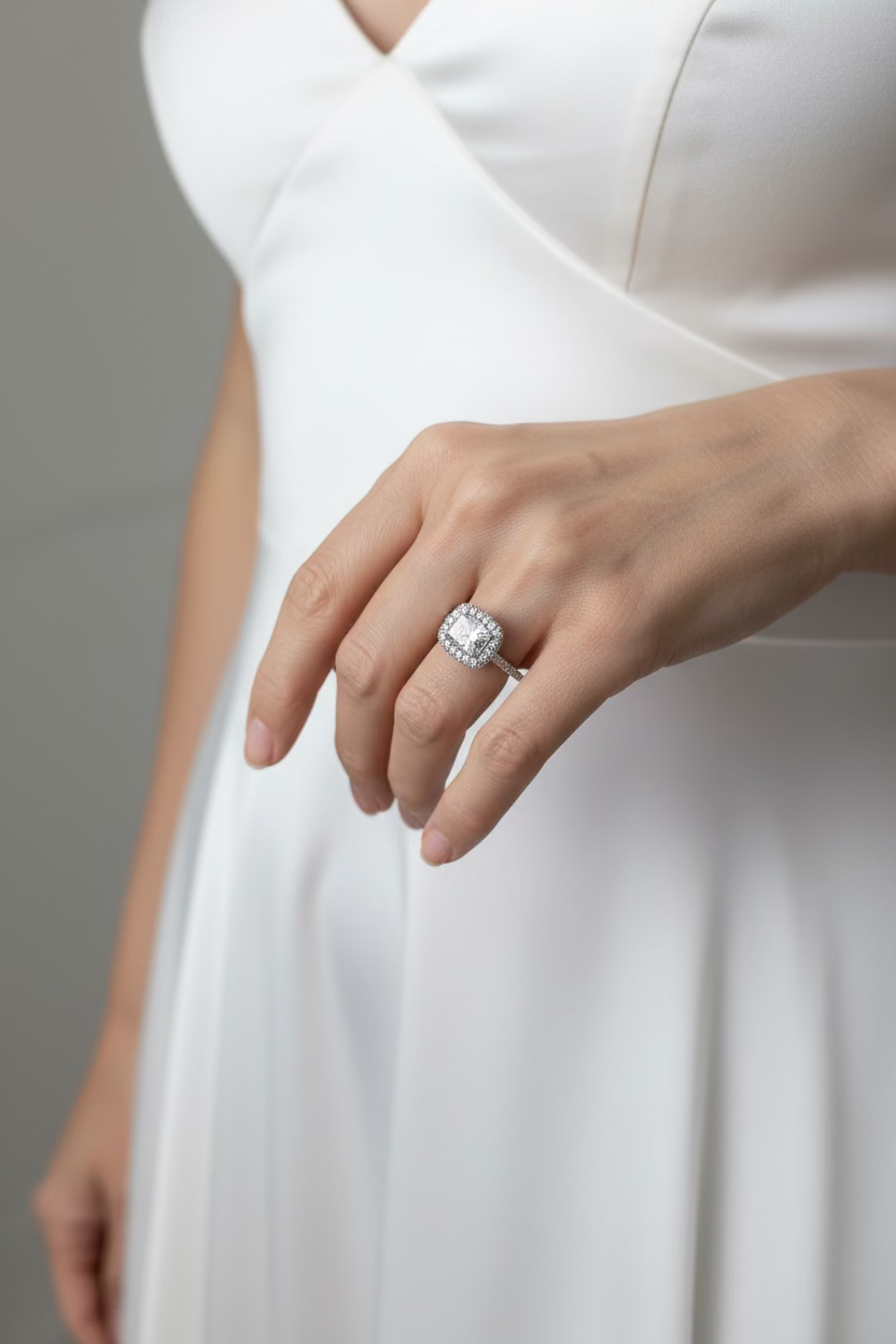 White Diamond Ring