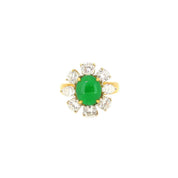 Jade & Diamond Ring - K.S. Sze & Sons