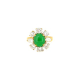 Jade & Diamond Ring