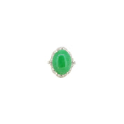 Jade & Diamond Ring - K.S. Sze & Sons