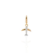 Aeroplane Diamond Charm - K.S. Sze & Sons