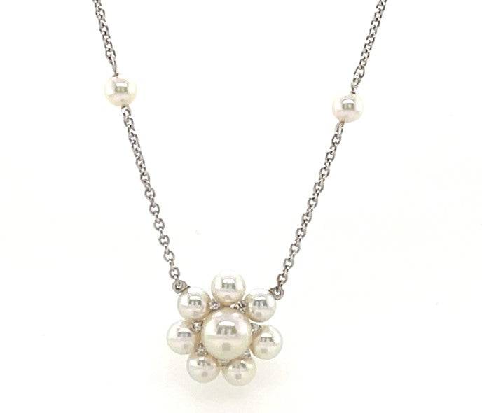 Flower Girl Pearl Necklace - K.S. Sze & Sons