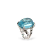 Aquamarine & Diamond Ring - K.S. Sze & Sons