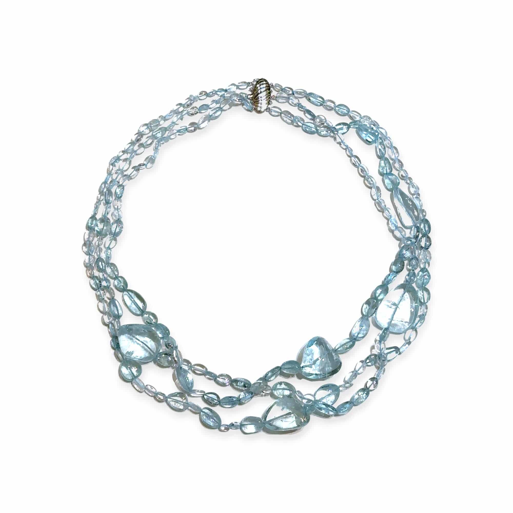 Aquamarine Necklace - K.S. Sze & Sons