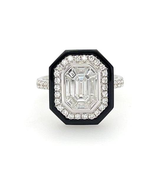 Art Deco Diamond Ring - K.S. Sze & Sons