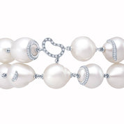 Baroque White South Sea Pearl Bracelet - K.S. Sze & Sons