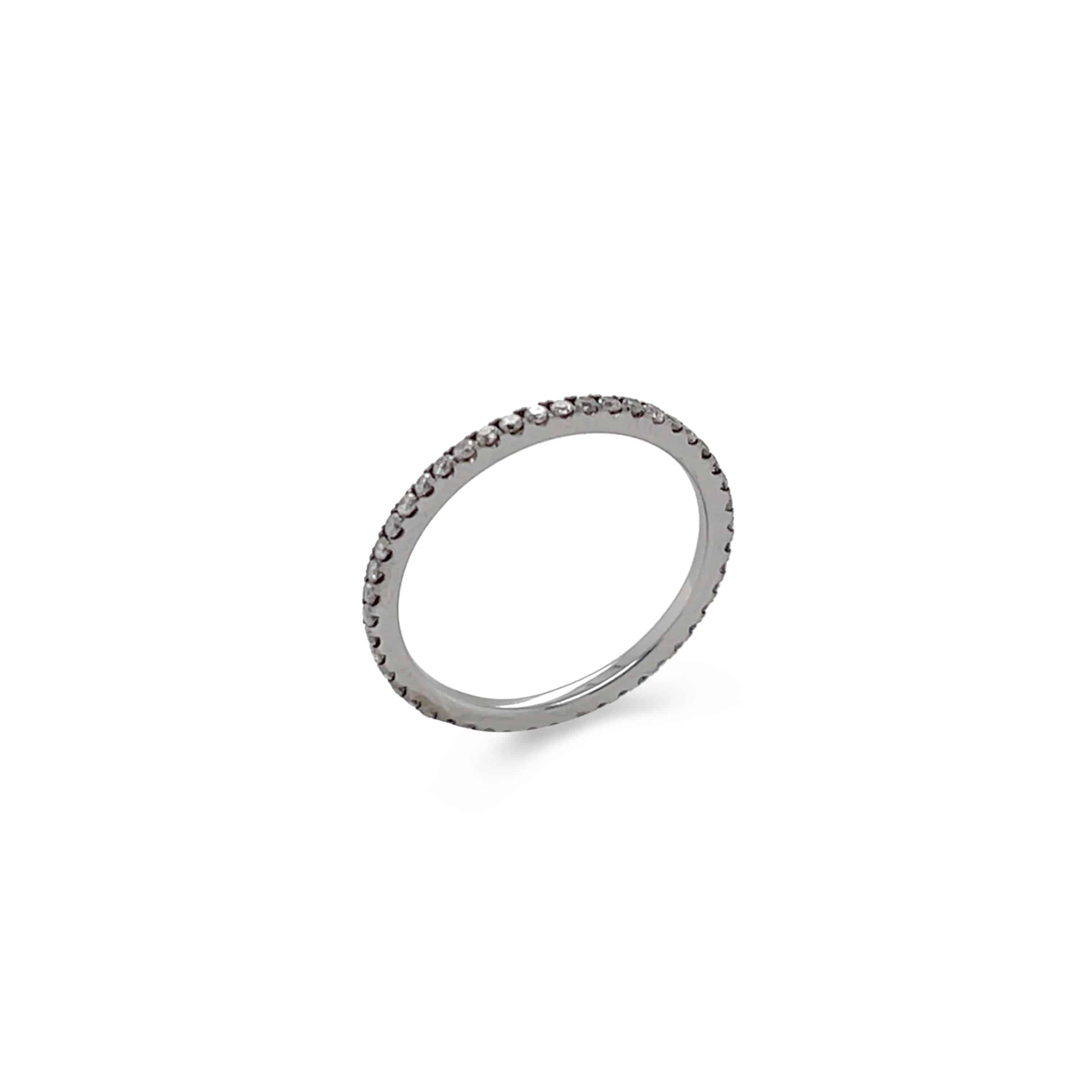 Black Diamond Eternity Ring - K.S. Sze & Sons