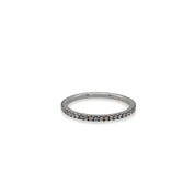 Black Diamond Eternity Ring - K.S. Sze & Sons