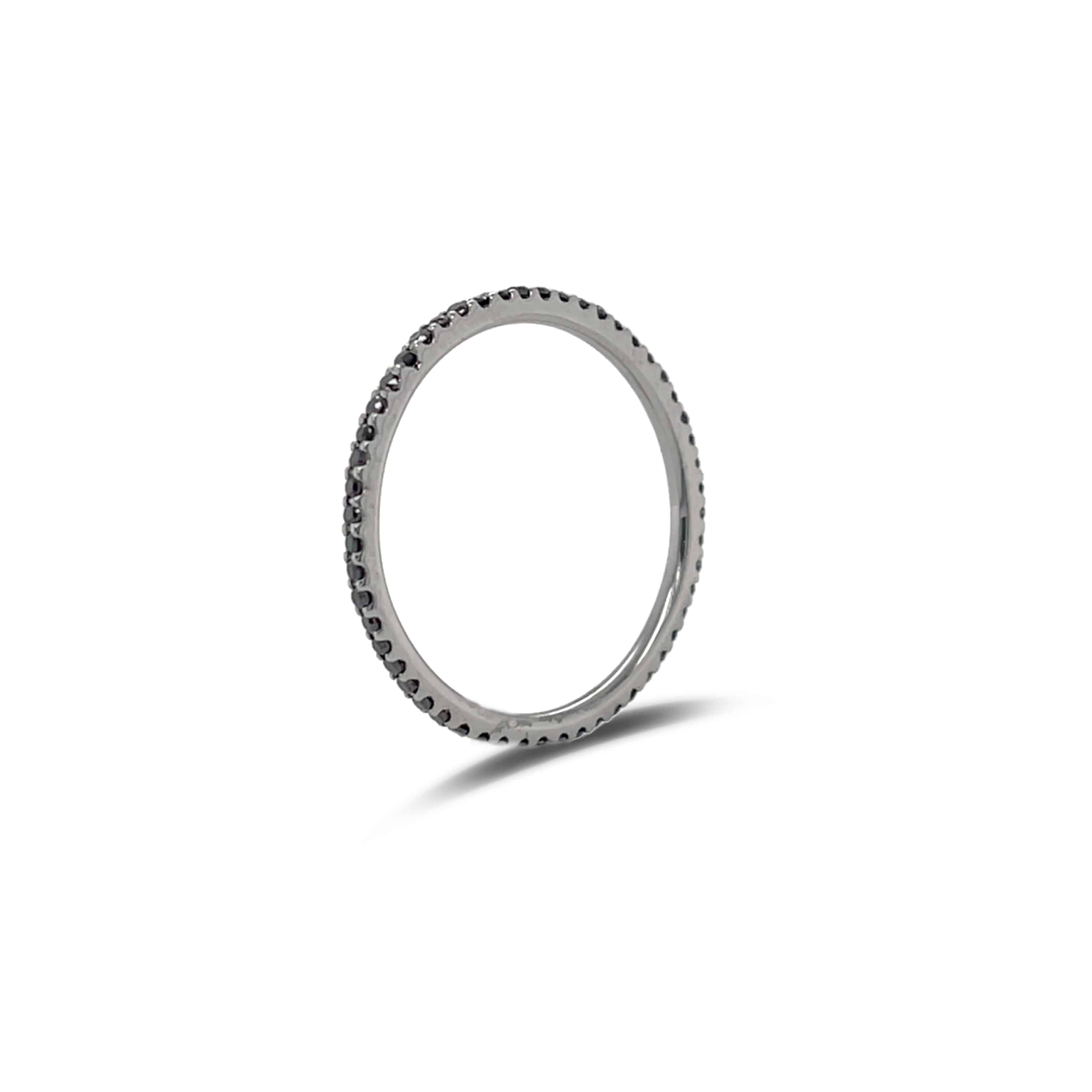 Black Diamond Ring - K.S. Sze & Sons