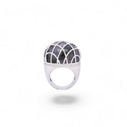 Black Jade Cage Ring - K.S. Sze & Sons