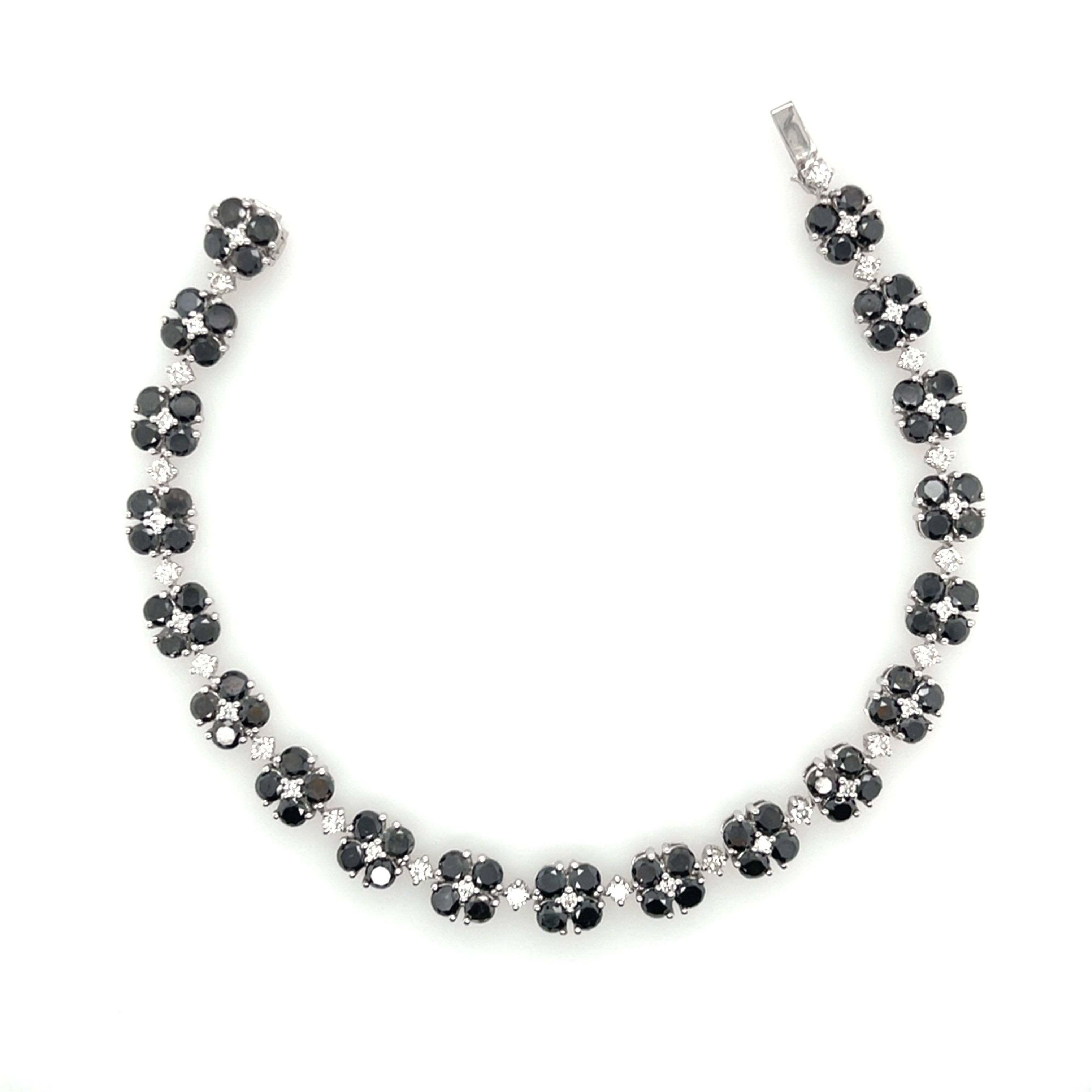 Black & White Diamond Bracelet - K.S. Sze & Sons