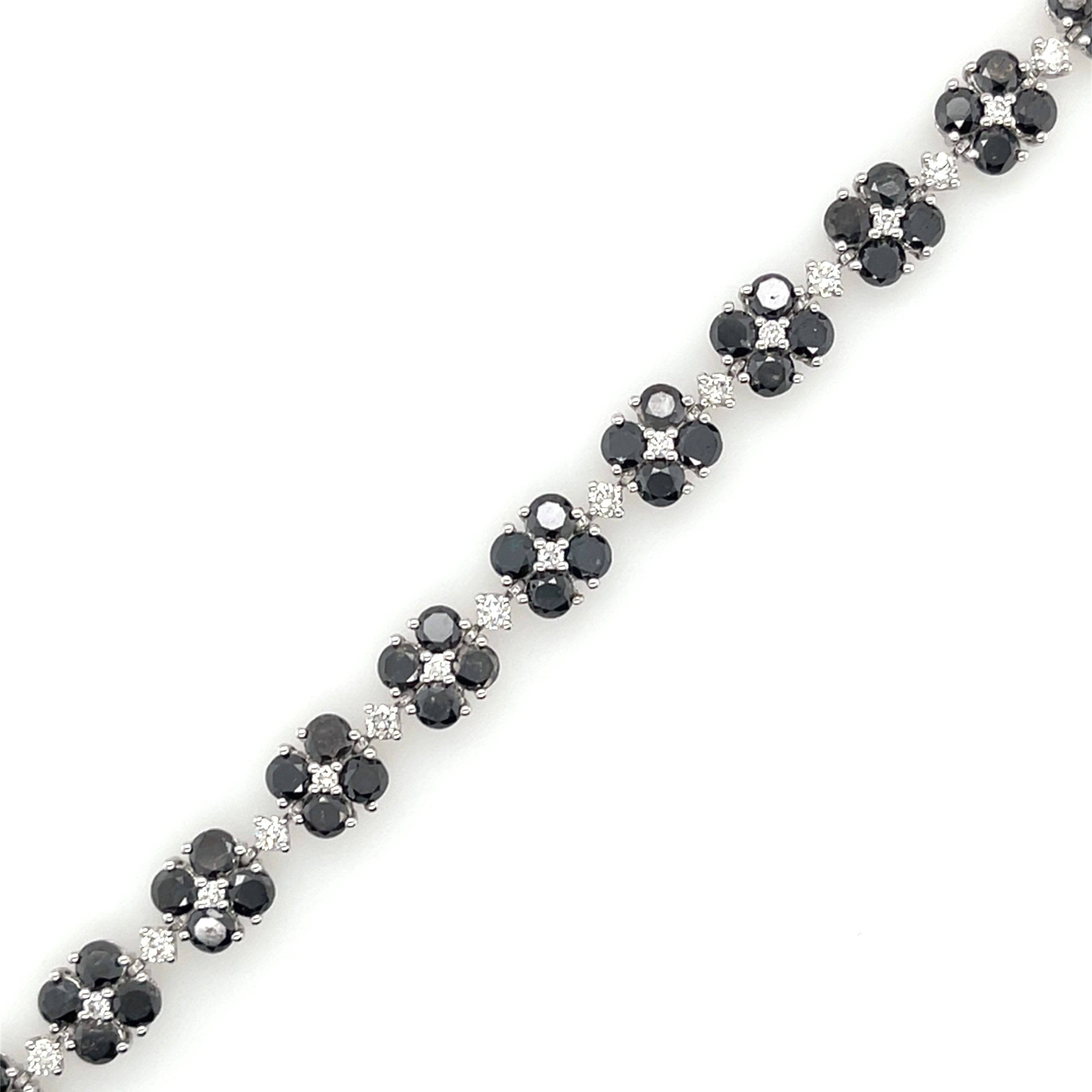 Black & White Diamond Bracelet - K.S. Sze & Sons