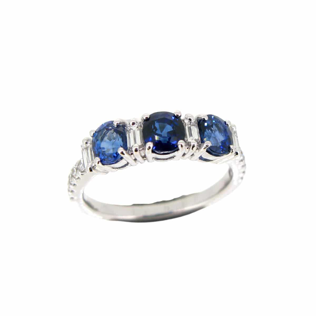 Blue Sapphire Ring - K.S. Sze & Sons