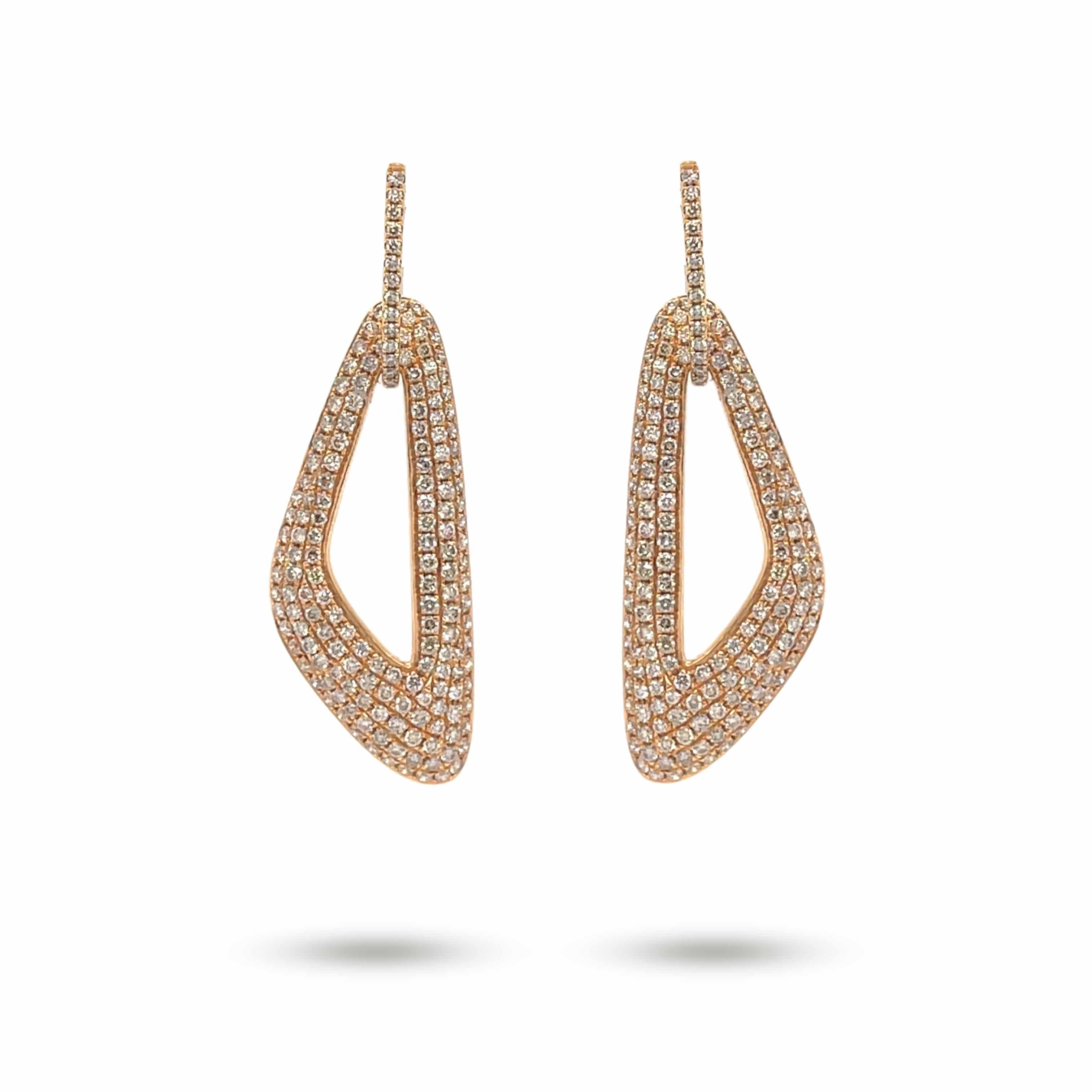 Brown Diamond Earrings - K.S. Sze & Sons