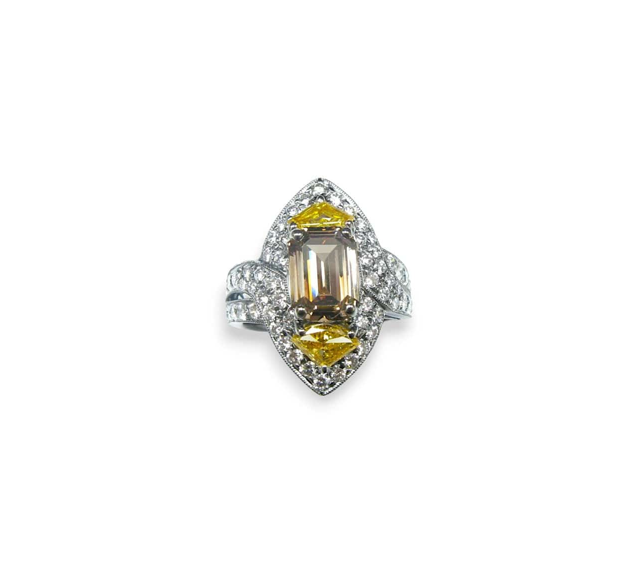 Brown Diamond Ring (GIA Certificate) - K.S. Sze & Sons