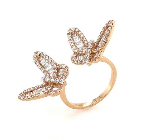 Butterfly Diamond Ring - K.S. Sze & Sons