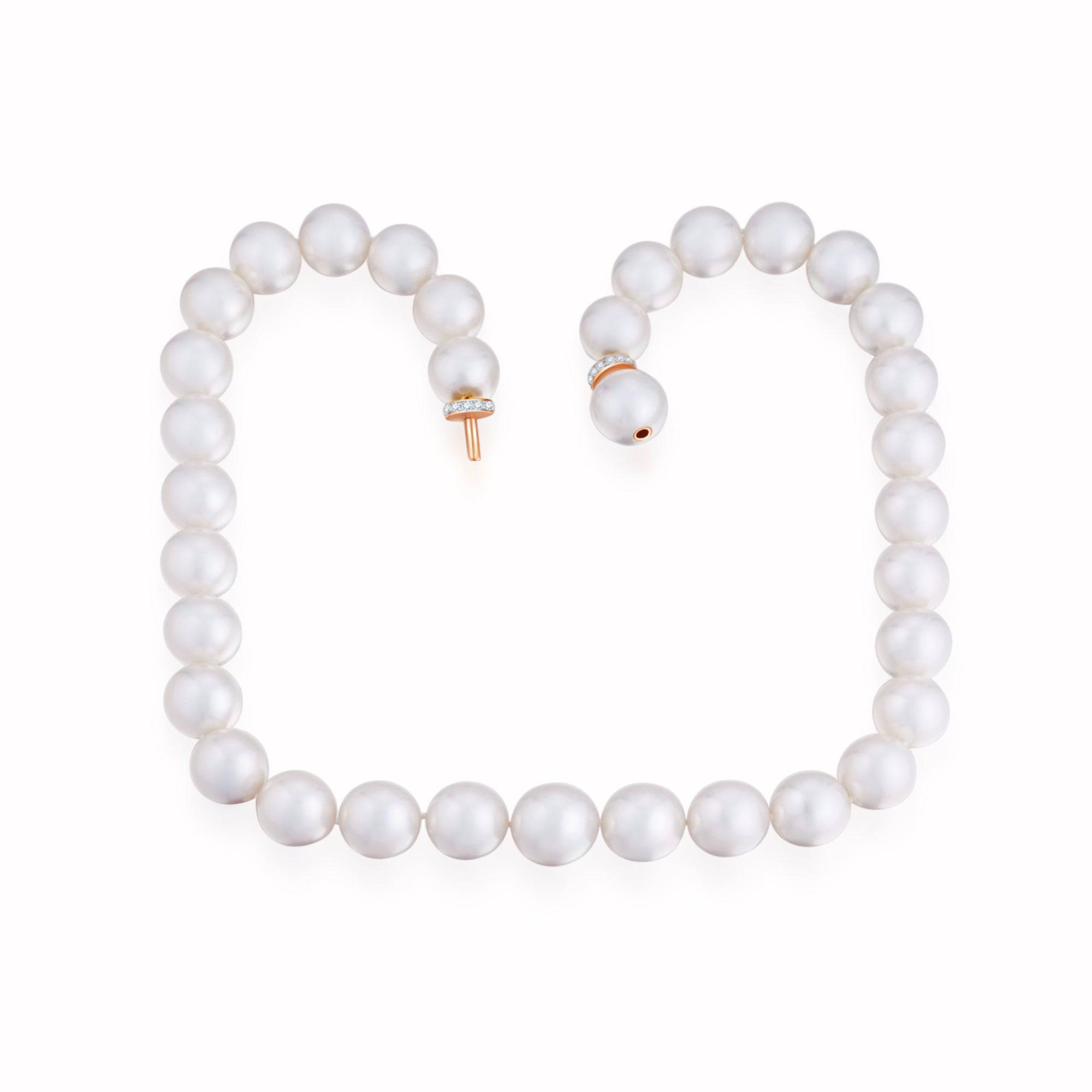 Classic White South Sea Pearl Necklace - K.S. Sze & Sons