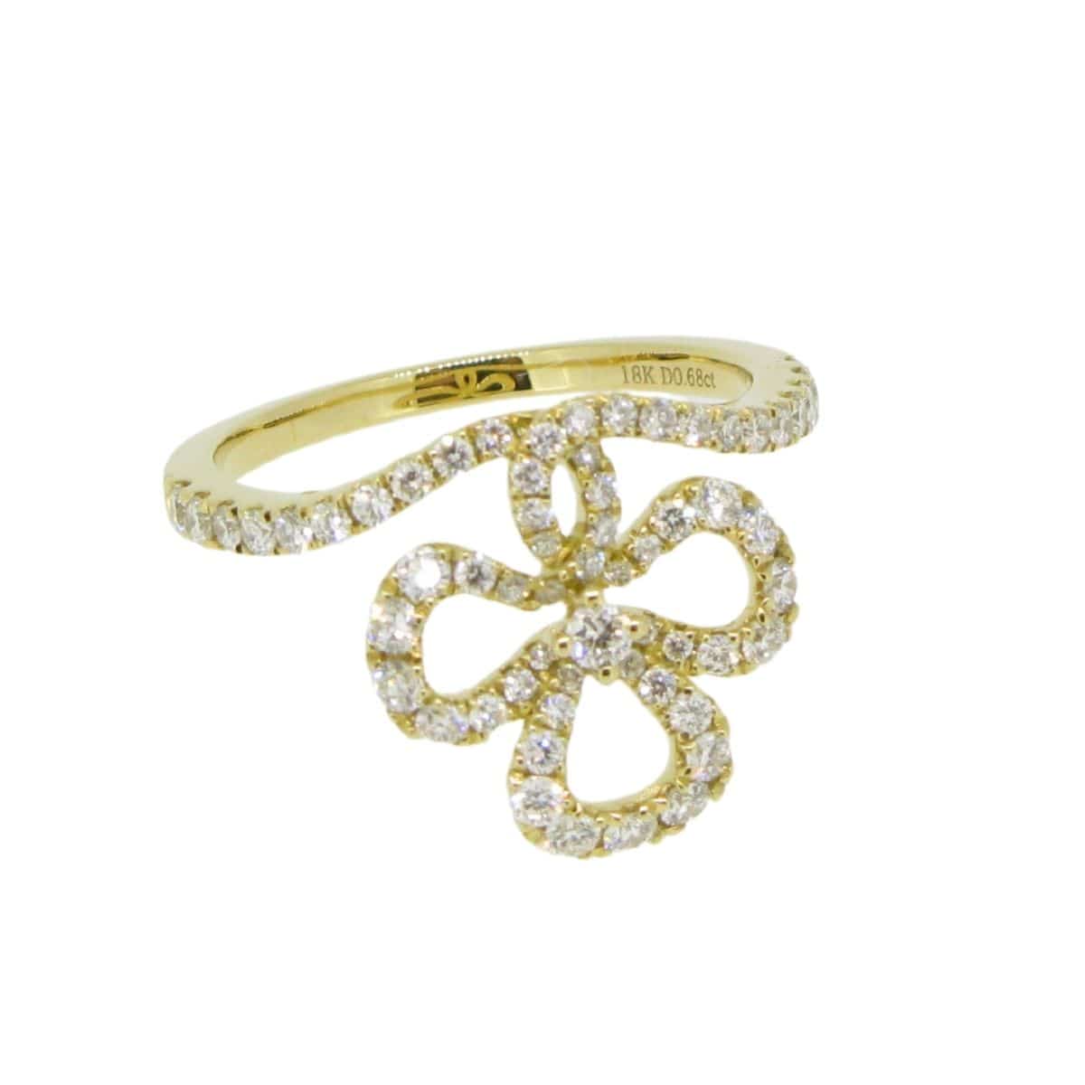 Clover Diamond Ring