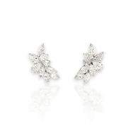 Cluster Diamond Earrings - K.S. Sze & Sons