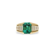 Colombian Emerald & Diamond Ring - K.S. Sze & Sons