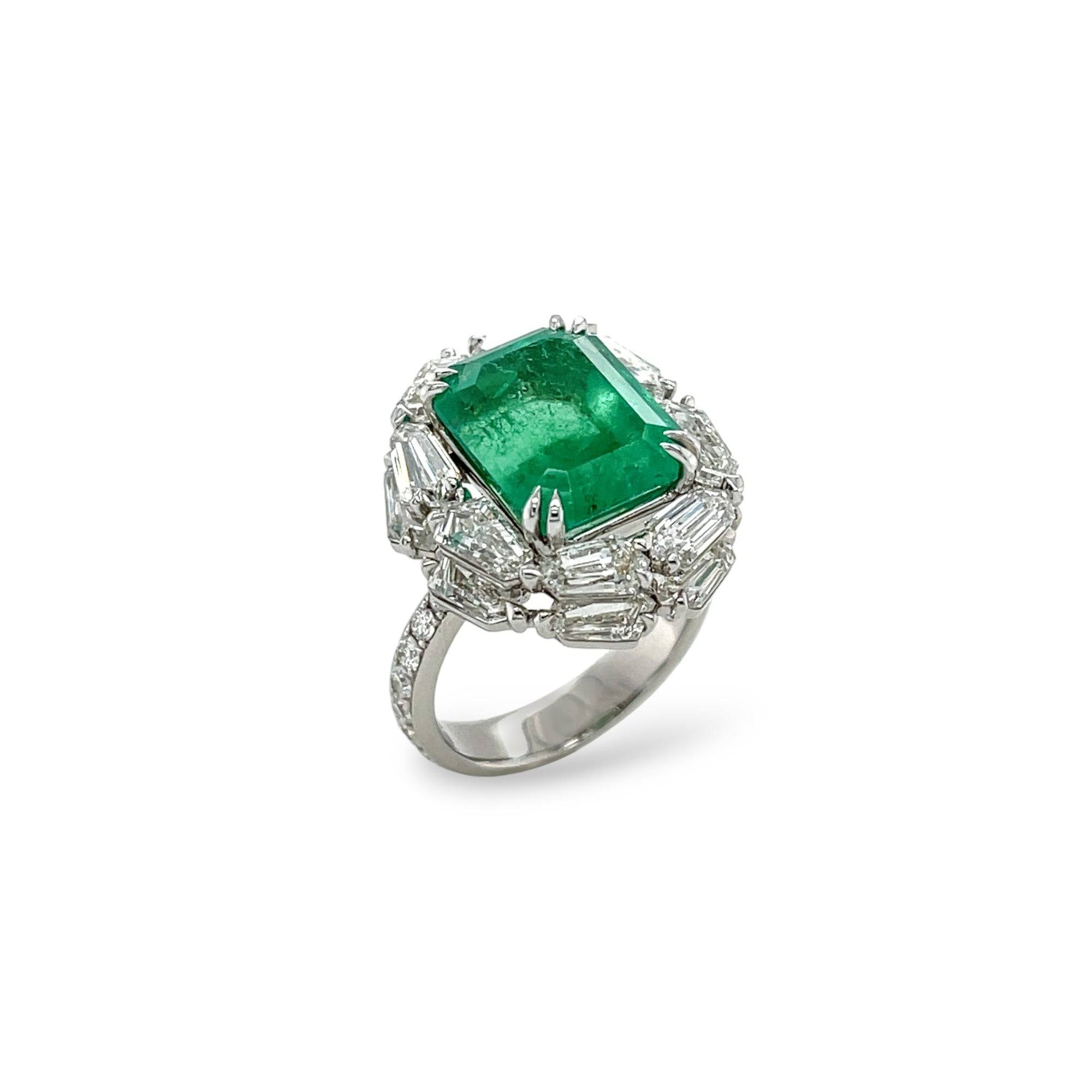 The Emerald Kite Ring - K.S. Sze & Sons