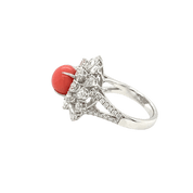 Conch Pearl & Diamond Ring - K.S. Sze & Sons