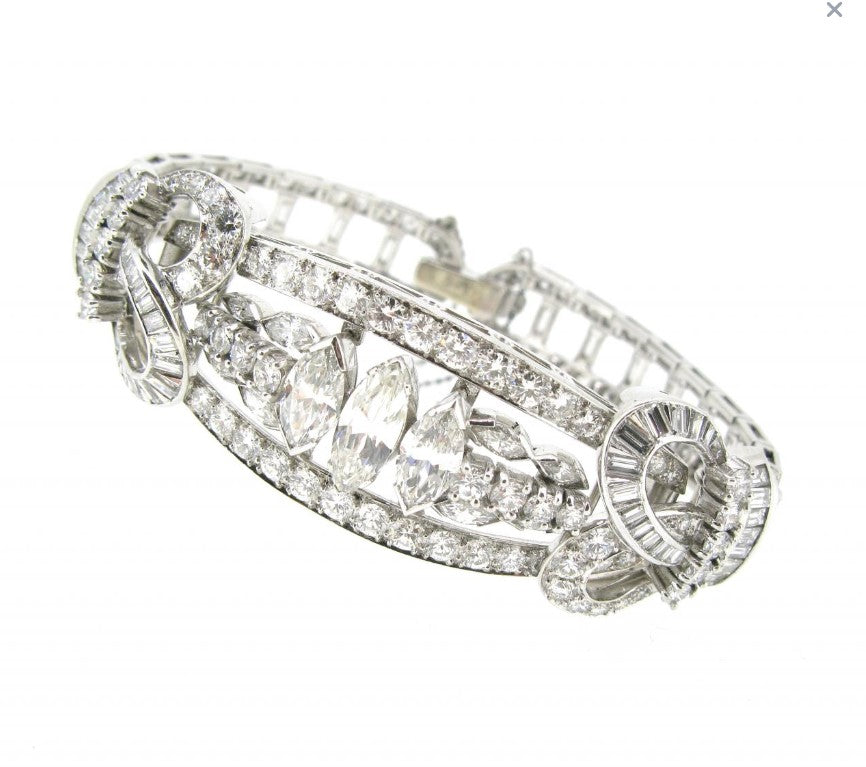 White Diamond Bracelet