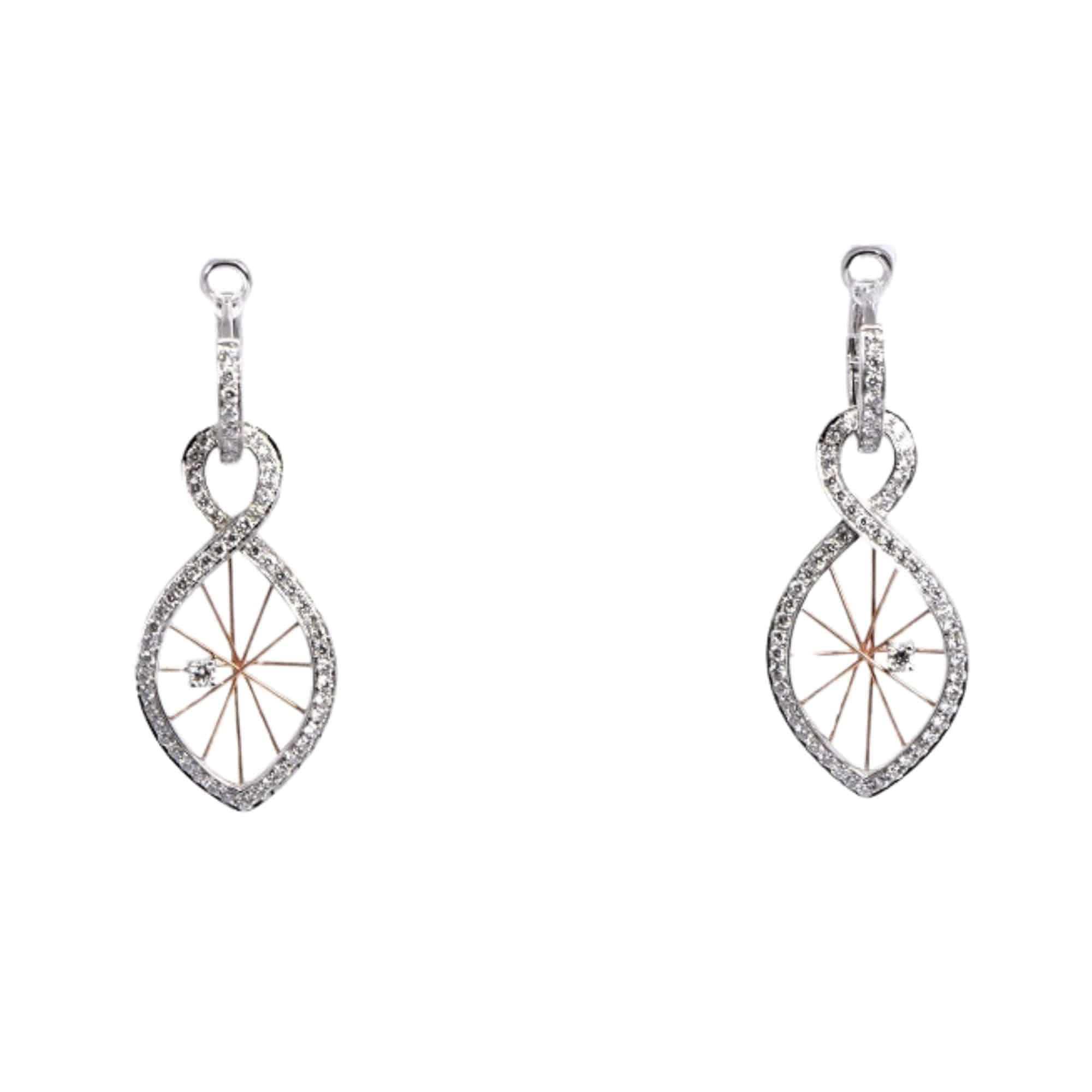 Diamond Drop Earrings - K.S. Sze & Sons