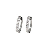 Diamond Hoop Earrings