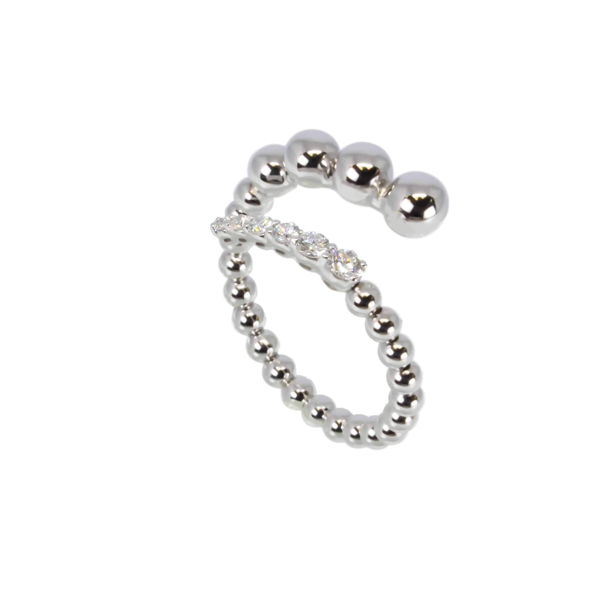 Diamond Spiral Ring - K.S. Sze & Sons