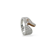 Diamond & Yellow Sapphire Rabbit Ring - K.S. Sze & Sons