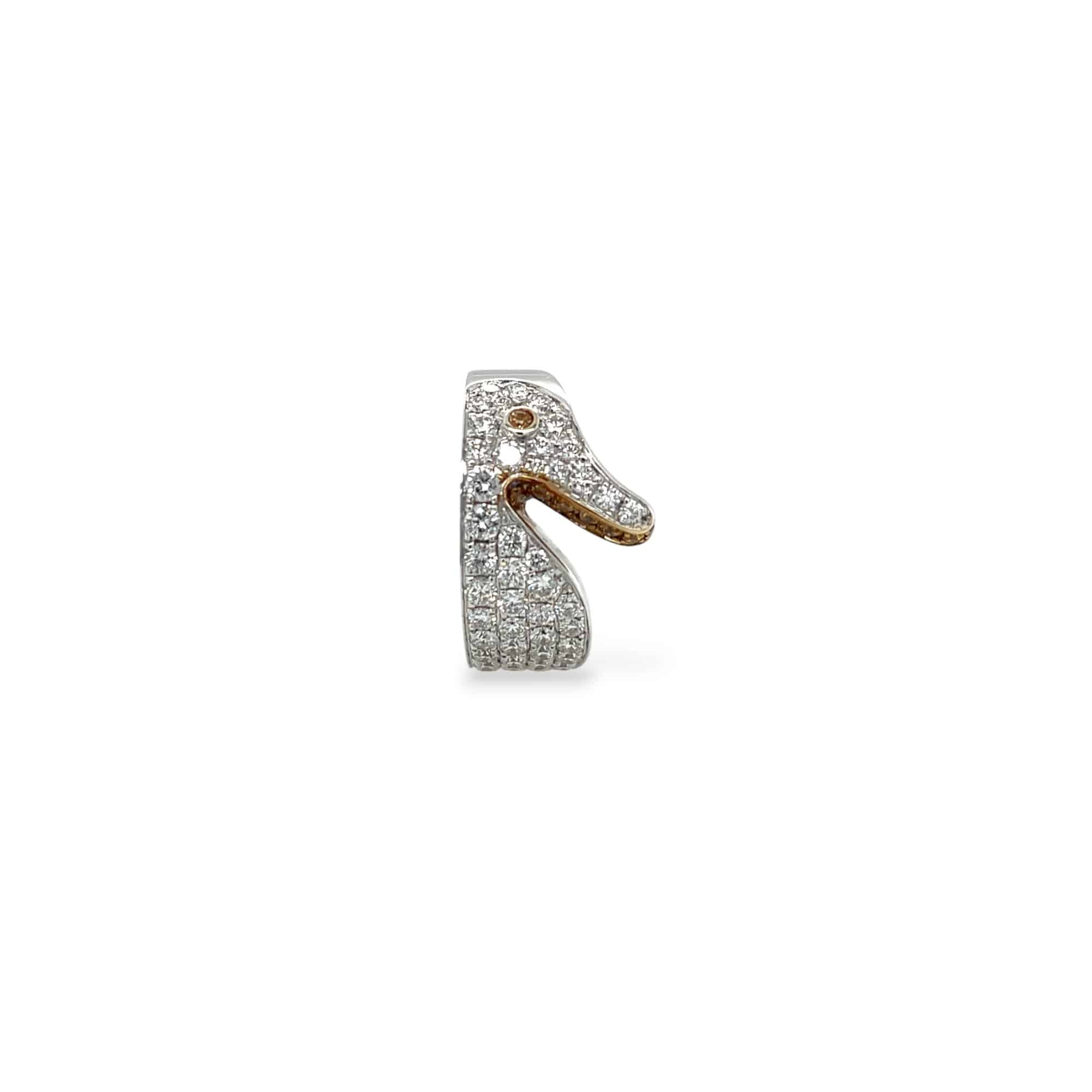 Diamond & Yellow Sapphire Rabbit Ring - K.S. Sze & Sons