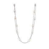 Double Akoya Chain
