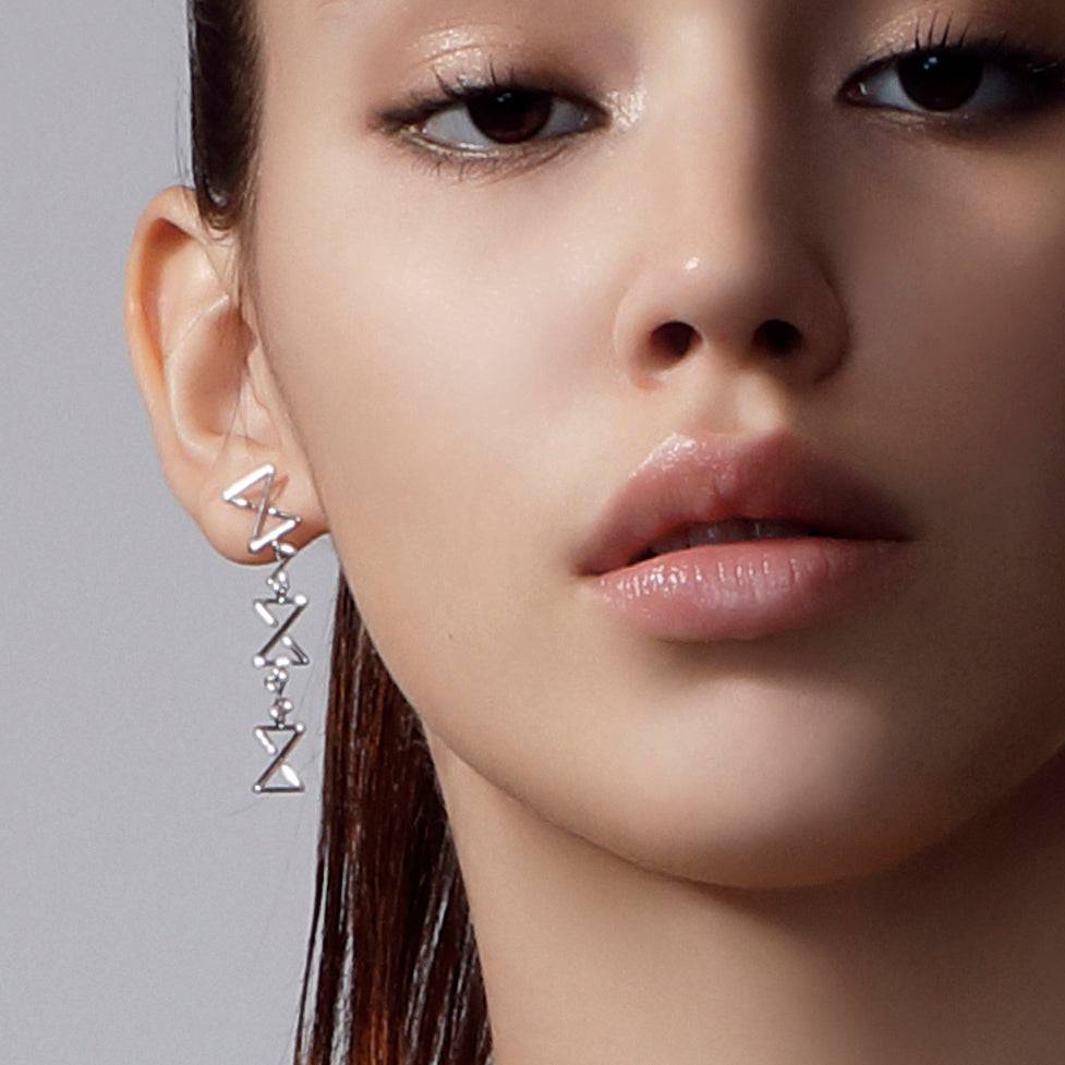 Drop Earrings In Rose Gold - K.S. Sze & Sons